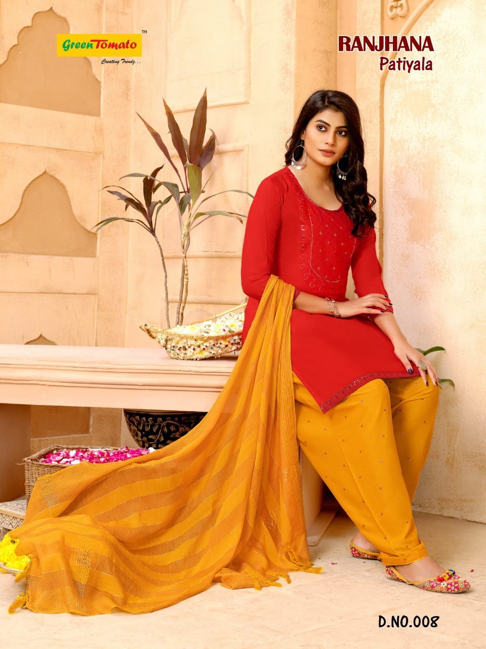 Ranjhana Patiyala Regular Ethnic Wear Heavy Rayon Ready Made Collection